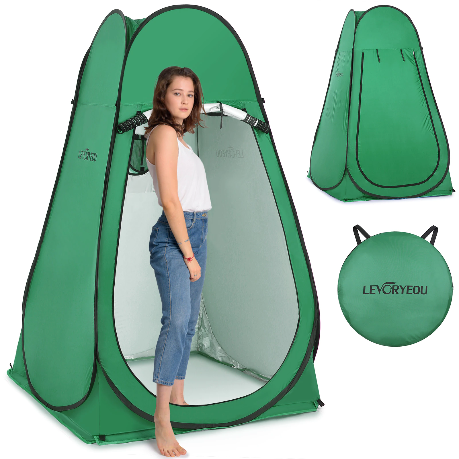 Cheap Goat Tents Pop Up Privacy Shelter Tent Portable Outdoor Camping Beach Instant Shower Toilet Changing Tent Sun Rain Shelter with Window   